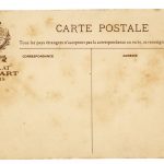 Vintage Paris Chocolat Label With Crown And Wreath Ooh La