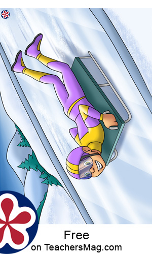 Winter Olympics Printable Pictures And Flash Cards For 