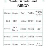 Winter Wonderland BINGO Free Printable Bingo Cards And Games