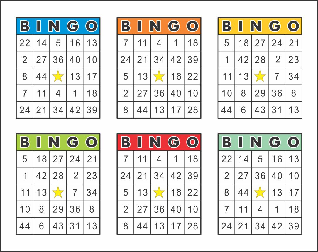 10 Best Paper Bingo Sheets Printable Printablee