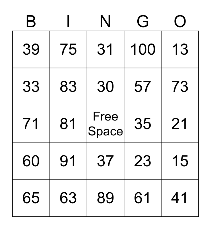 100 Free Printable Bingo Cards Hard Bingo Cards Green 