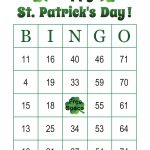 100 St Patrick s Day Bingo Cards Prints 1 Per Page Etsy