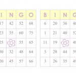 1000 Bingo Cards 2 Per Page Immediate Pdf Download