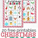 20 Free Printable Christmas Bingo Cards The Incremental Mama