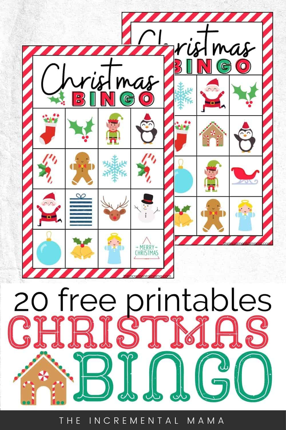 20 Free Printable Christmas Bingo Cards The Incremental Mama