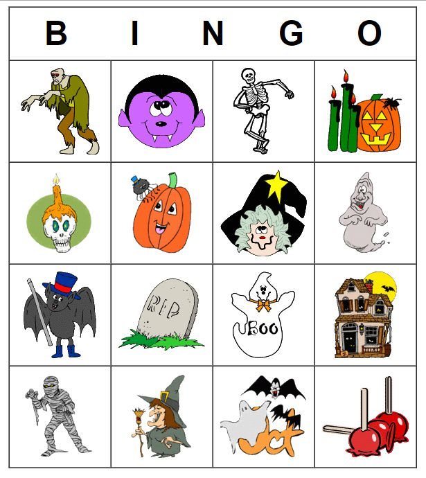 21 Sets Of Free Printable Halloween Bingo Cards