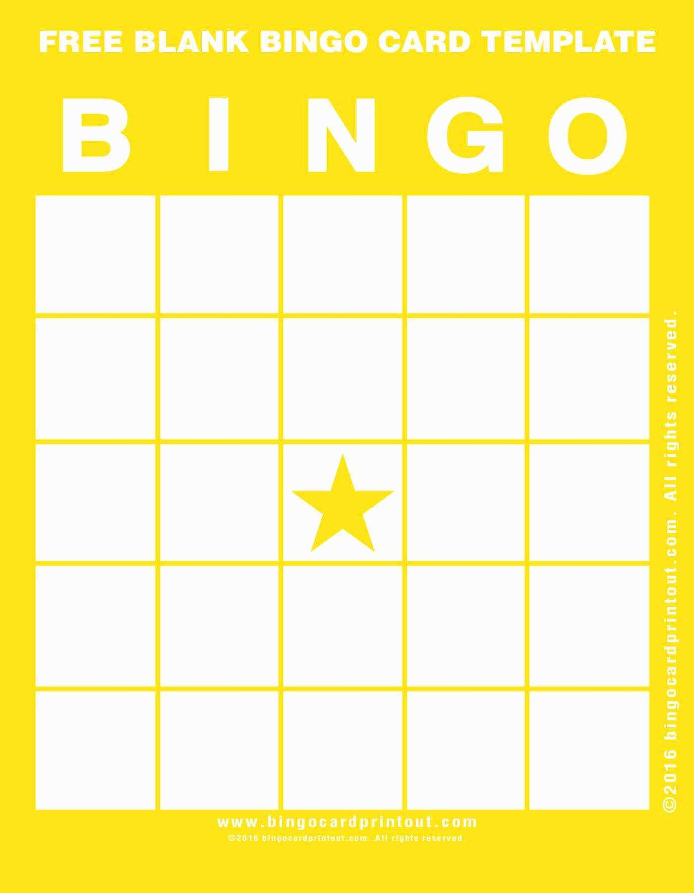 22 Online Bingo Card Template 4X4 PSD File For Bingo Card 