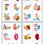 24 BINGO CARDS PARTS OF THE BODY English ESL