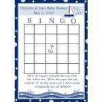 24 Personalized Baby Shower Bingo Cards AHOY ITS A BOY