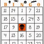 25 Printable Halloween Bingo Cards Printable Card Free