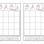 26 Beautiful Baby Shower Bingo Card Template Blank Baby