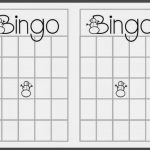 3 Blank Christmas Bingo Templates