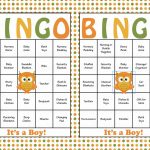30 Fall Owl Baby Shower Bingo Cards Prefilled Bingo Cards