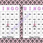 30 Happy Birthday Bingo Cards Printable By Okprintables