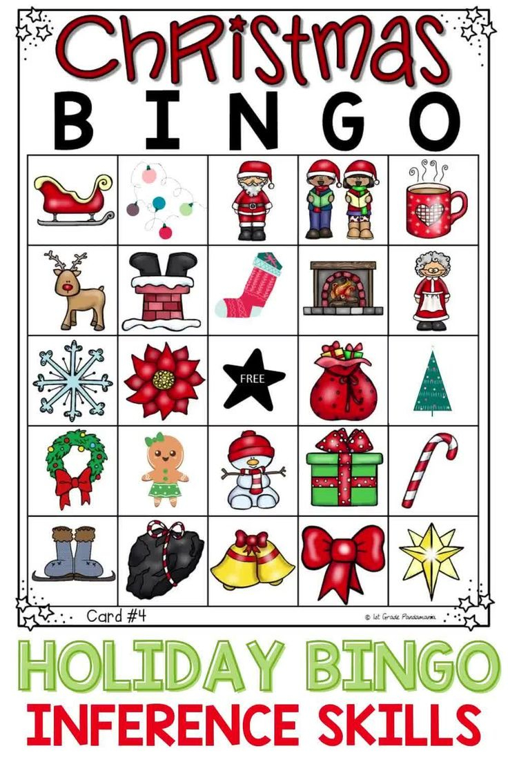 30 Printable Holiday Bingo Cards Template 1st 2nd And 