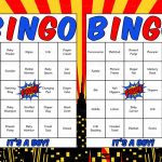 30 Superhero Baby Shower Bingo Cards Printable Baby Shower