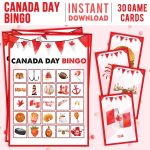 4 80 Canada Day Printable Bingo Picture Bingo Game