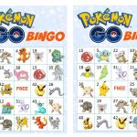 40 Printable Pokemon Go Bingo Cards Prefilled Pokemon Clip