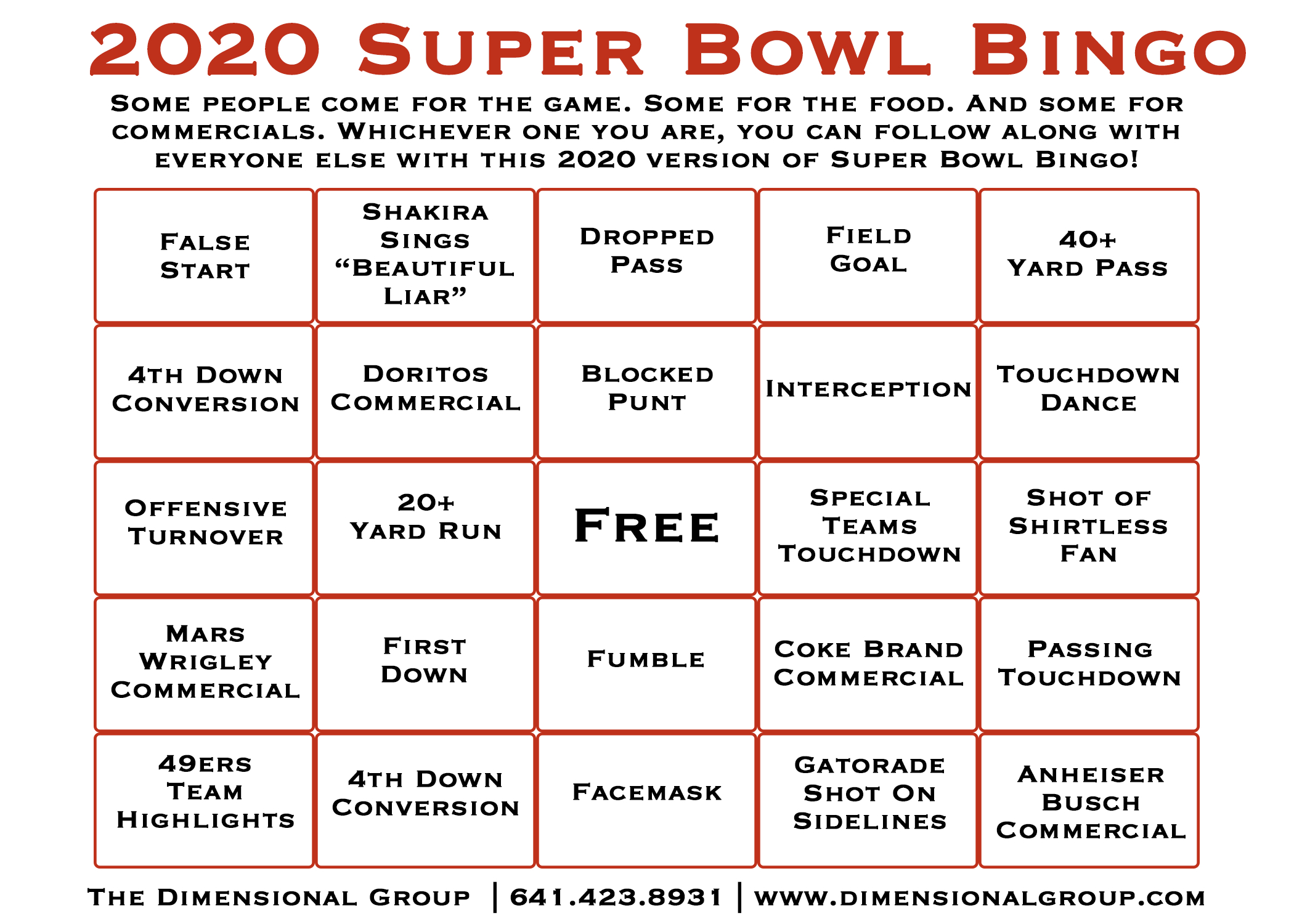 40 Printable Super Bowl Bingo Cards Printable Bingo Cards