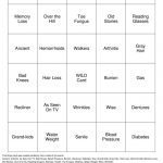 40th Birthday Bingo Cards To Download Print And Customize
