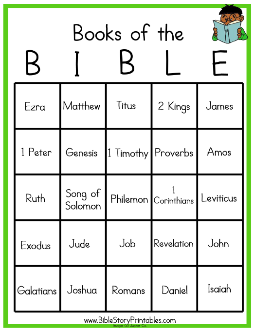 49 Printable Bingo Card Templates Sunday School 