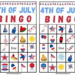 4th Of July Bingo Cards Printable And Patriotic Games For