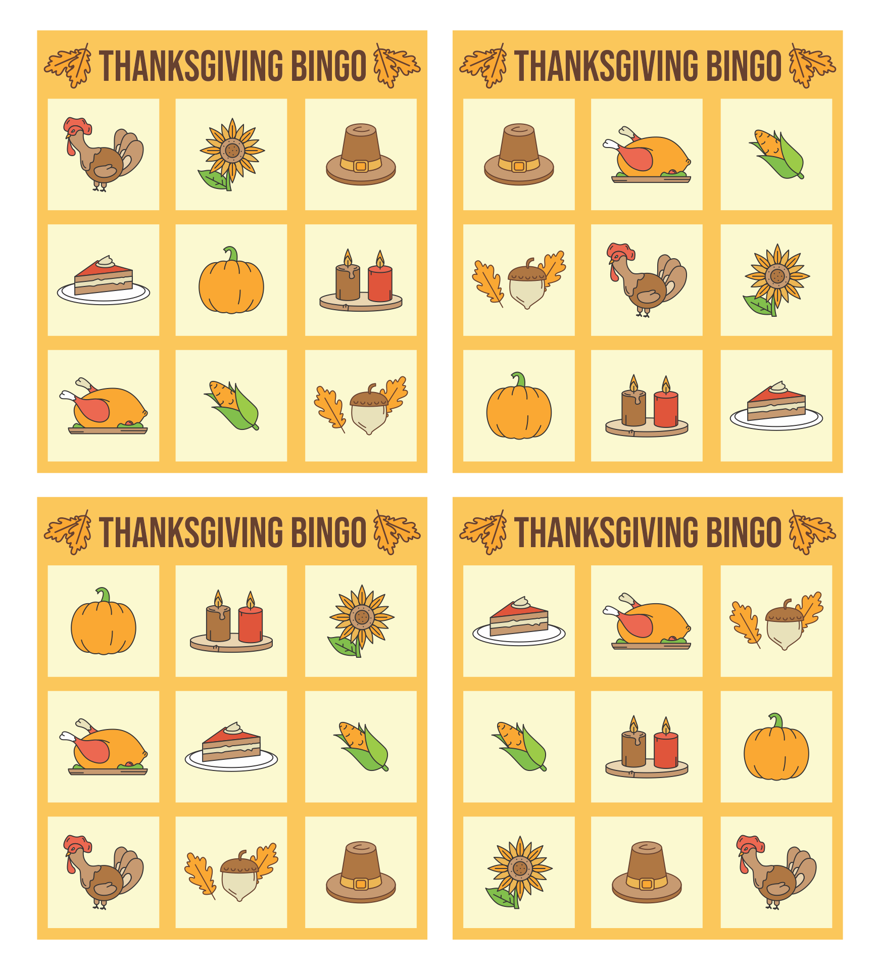 5 Best Adult Thanksgiving Games Printables Free 