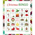 50 Printable Christmas Bingo Cards 1 Per Page Fun