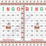60 Merry Christmas Bingo Cards Instant By Okprintables