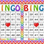 60 Rainbow Birthday Printable Bingo Cards Instant Download
