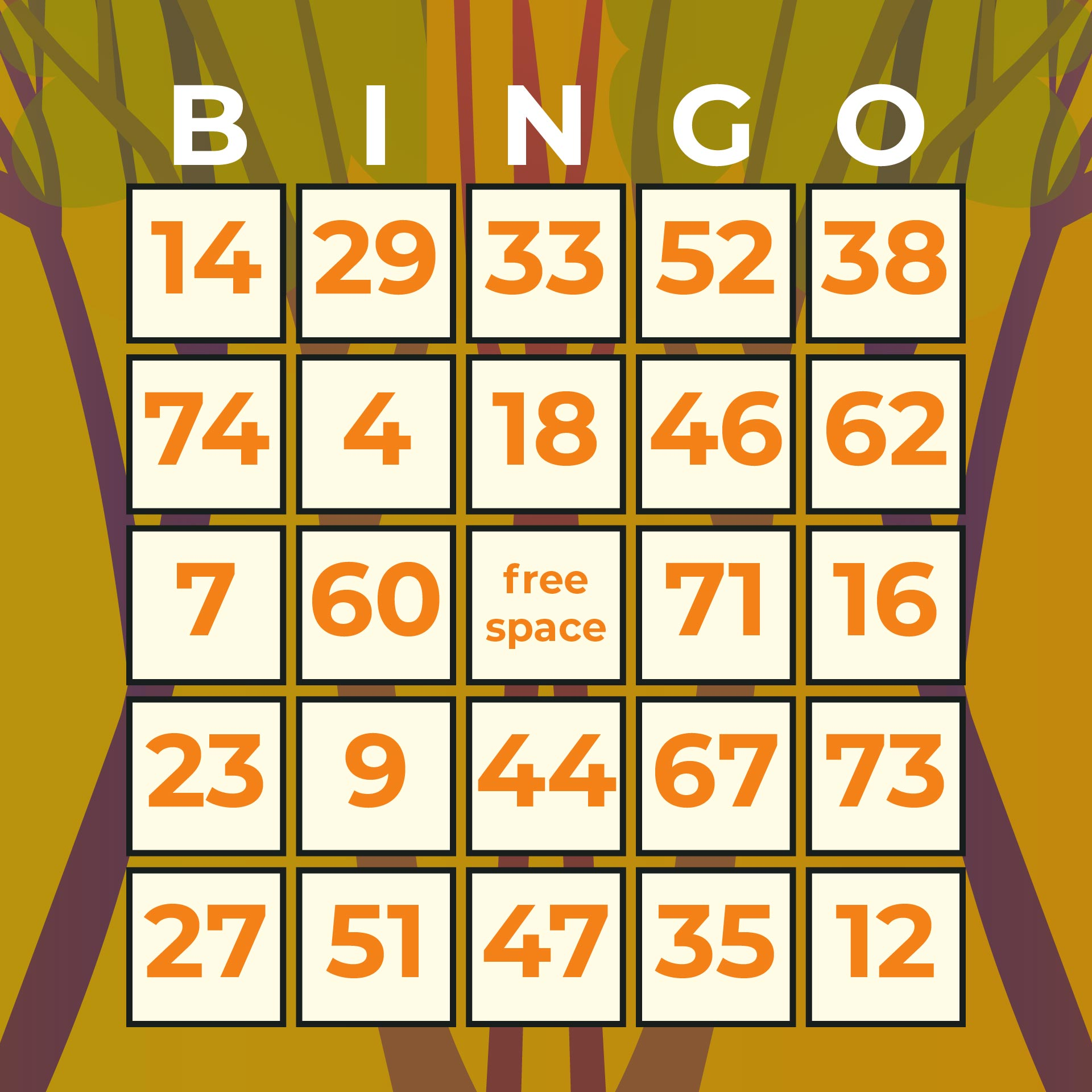 8 Best Free Printable Bingo Numbers Sheet Printablee