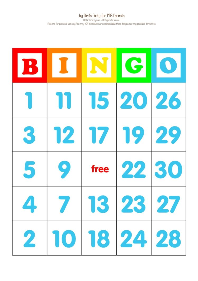 ABCs 123s Bingo Cards Kids Coloring Pages PBS KIDS ABCs 123s Bingo Cards Kids Coloring Pages PBS KIDS