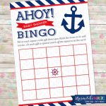 Ahoy Nautical Baby Shower Game INSTANT DOWNLOAD