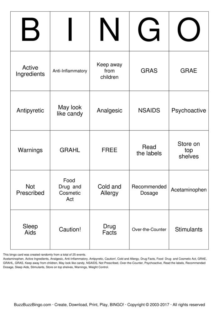 Alcohol Bingo Cards To Download Print And Customize 