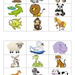 Animals Bingo Cards English ESL Worksheets For Distance