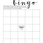 Baby Shower Bingo Printable Cards Template Paper Trail