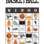 Basketball Bingo 30 Printable Sports Birthday Party Bingo