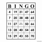 Bingo Call Sheet Printable Gridgit