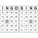 Bingo Cards 1000 Cards 2 Per Page Immediate Pdf Download