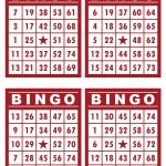 Bingo Cards 1000 Cards 4 Per Page Immediate Pdf Download