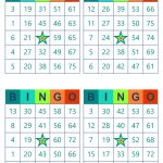 Bingo Cards 1000 Cards 4 Per Page Immediate Pdf Download