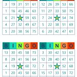 Bingo Cards 1000 Cards 4 Per Page Immediate Pdf Download
