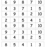 Bingo Numbers 0 10 Worksheet Free ESL Printable