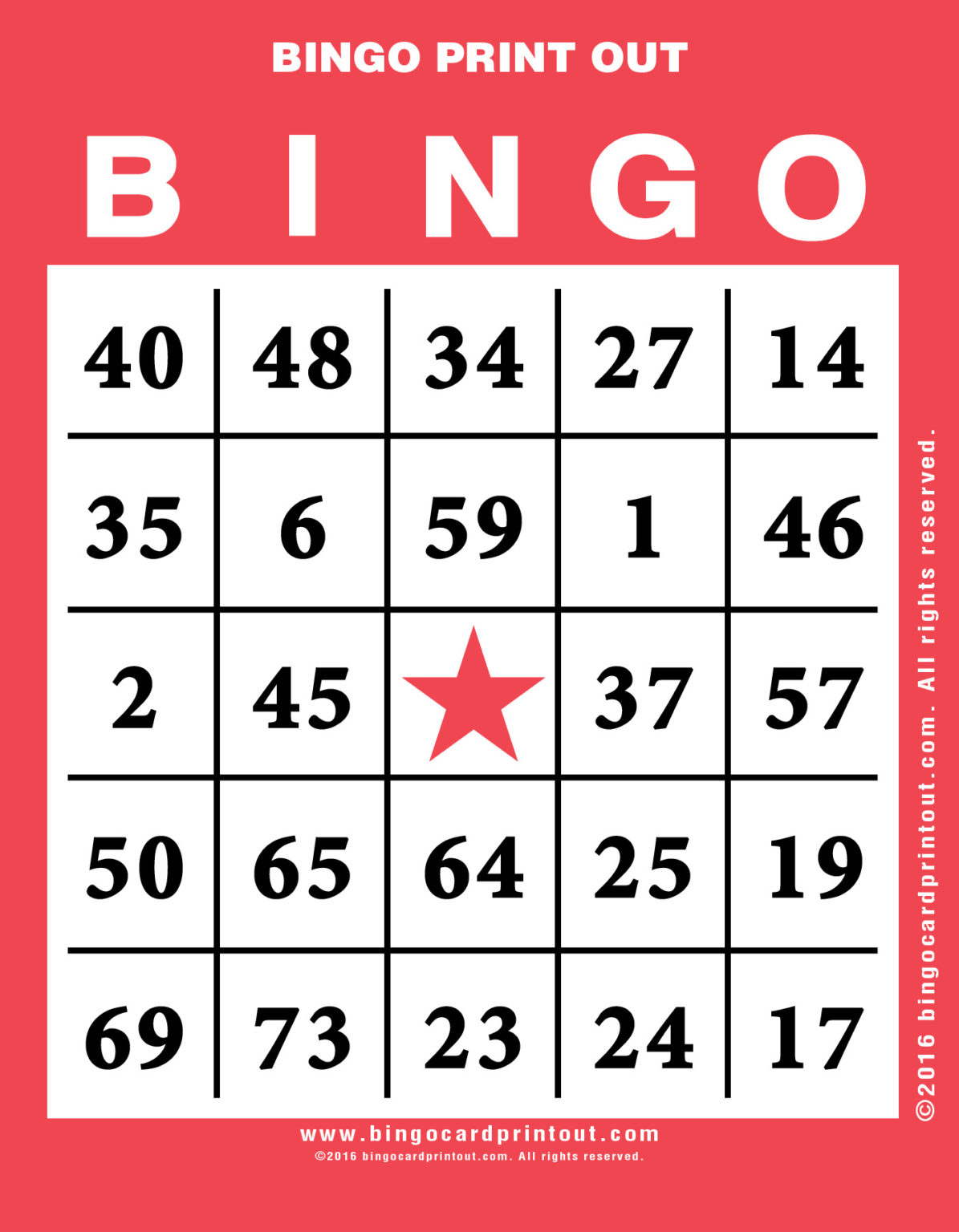 Bingo Printable 1 75 Printable Bingo Cards