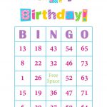 Birthday Bingo Cards 200 Cards Prints 1 Per Page Immediate