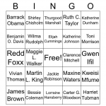 BLACK HISTORY BINGO Card