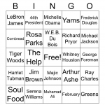 BLACK HISTORY MONTH Bingo Card