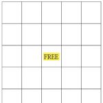 Blank bingo 5x5 Coolest Free Printables