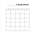 Blank Bingo Board Laustereo