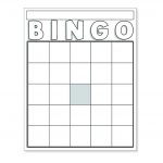 BLANK BINGO CARDS WHITE